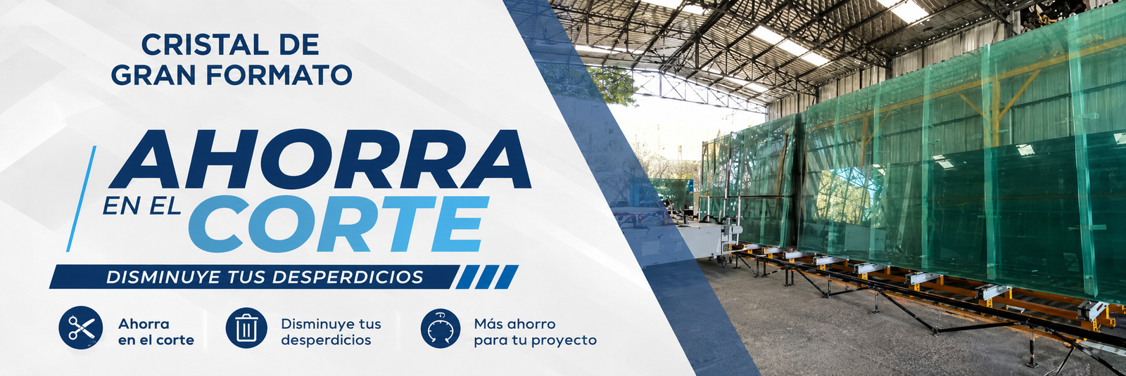 cristal de gran formato